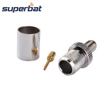 Superbat SMA 크림프 여성 케이블 마운트 RF 동축 커넥터 RG214 RG213 RG8 LMR400