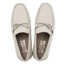 페라가모 [페라가모] 간치니 오너먼트 FRONT 4 LIGHT GREY 0753177 남자 드라이빙 슈즈