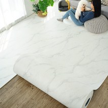 휴팡 15T PVC롤매트 셀프시공 강아지매트 미끄럼방지 슬개골보호 애견매트 140cm * 7m, 스노우마블