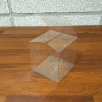 나이스팩 정사각형 PET 투명박스 10.5cm x 10.5cm 500장, 투명
