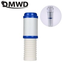 DMWD 10 인치 사전 필터 PP 코튼 방폭 시스루 병 정수기 유연제 활성탄 카트리지, 2 in 1 필터