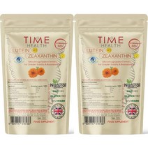 타임헬스 Time Health Lutein Zeaxanthin 타임 헬스 루테인 40mg 금잔화 추출물 300mg 지아잔틴 함유 120정 2팩, x, 1개