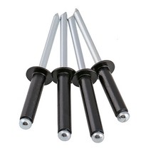 팝리벳 알루미늄 오픈 돔 헤드 블라인드 블랙 M4, 협력사, m4x25, 20개