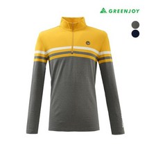 그린조이 남성 기모보더 반지퍼 티셔츠