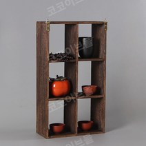 원목 다기장 그릇장 커피잔 찻장 진열장 엔틱 빈티지, N