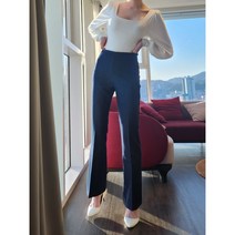 라이크 데님 부츠컷 슬랙스 2col 키큰여자 바지 쇼핑몰