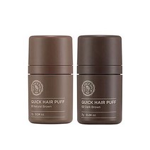 더페이스샵 퀵 헤어 퍼프 염색약, 01 내추럴브라운, 2개
