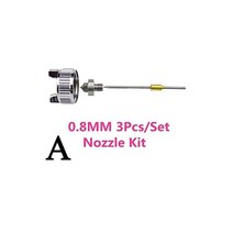 도색스프레이건 에어스프레이건 에어브러쉬건 자동차 도장용 페인트 스프레이 건 HVLP 미니 0.8mm 1.0mm 노즐 고 분무 H-2000 에어 브러시 에어로그래프 공압 도구, [03] 0.8 MM