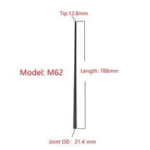 카본상대 당구큐 당구 상대 당구큐팁, 70.6+Bullet Joint