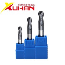 HRC50 2 플루트 볼 코 엔드 밀 텅스텐 카바이드 커터 CNC 라우터 비트 밀링 도구 절단 도구 R0.5 1mm 2mm 3mm 4mm 6mm, R2.5X6DX50L-2T, 10 개