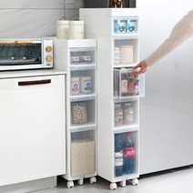 노틈 틈새수납장220, 3단(가로22cm)