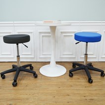 GS170-1 원형 회전 스툴 진찰 업소 시술 작업 의자, 고정형, 블랙