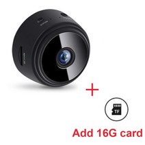 실외 실내 현관 무선 cctv 감시카메라 가정용 초소형 a9 mini camera wifi camera 1080p hd night version micro 보이스 레코더 53, a9 16g 추가