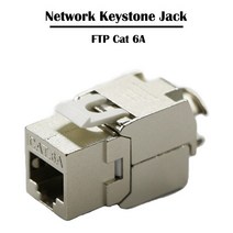 고양이 포획틀 50 조각 FTP 고양이 6A/고양이 7 네트워크 Kesytone 잭 RJ 45 포트 Fluke 테스트 통과 Tooll, 01 Cat 6A