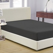 Mayfair Linen 100% Egyptian Cotton Sateen Weave 800 Thread Count Twin XL Fitted Sheet with Elastic A, 1