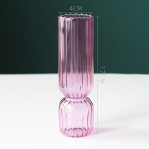 프리츠한센 이케바나 도자기 화병 항아리 스트라이프 투명 유리 꽃병 작은 꽃꽂이 홈 인테리어 액세서리 현대 거실 장식품, [05] A5
