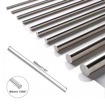 1/5pcs 304 스테인리스 막대 직경 2mm-14mm 선형 갱구 둥근 지상 125/200/250/330/500mm 긴, 01 125mm_05 5mm 1pcs