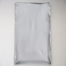 [비닐몰] 다양한 사이즈 LDPE 이중지 택배봉투 은흑색, LDPE 은색 봉투, PE 은색 1호(18×25+4)100매