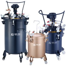 페인트 탱크 압송기 스프레이 압력 자동 교반 뿜칠, 3 10L 수동 교반 페인트 통 F-10S