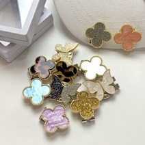 예쁜 큐빅 볼마커 골프 악세사리 골프볼마커 그린 퍼팅 볼마크 라운딩 필수아이템 골프단체선물 추천 골프기념품 골린이 필수템, 핑크클로버