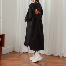 임산부 기모 스누피 수유 원피스