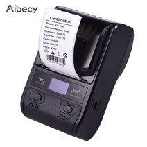 미니라벨기휴대용 58mm 열 프린터 USB NFC 무선 블루투스 프린터 배송 익스프레스 미니 라벨 프린터 저장소, 01 black_01 EU 플러그
