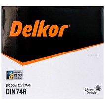 델코 DIN74R 자동차배터리 폐반납 (내차 밧데리 확인후 구매 필수), DIN74R_대여안함_폐전지반납