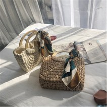 여성 여름가방 라탄 그물 숄더백 왕골 미니백 신혼여행 백댄서 빈티지 쌈지백