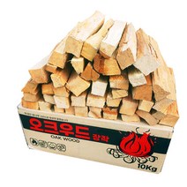 국산 참나무 장작 10kg 캠핑용 불멍 마른장작 1박스 감성 캠핑 난로 바베큐 숯 땔감 믿을수 있는 코스트코