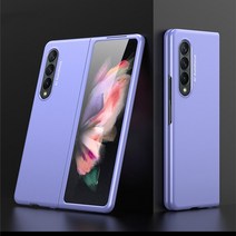 갤럭시 z 폴더 4 럭셔리 슬림 케이스 for samsung galaxy z fold 4 3 2 case 매트 하드 플라스틱 전화 케이스 for z