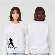 맞춤 가수 실루엣 맨투맨 후드티