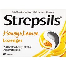 Strepsils 꿀과 레몬 목캔디 (24 개입 X 4팩), 4개