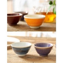 수칼라 찻잔 막걸리잔 전통 찻잔 후식잔 동동주잔 녹차 도자기 술잔 4 color, 퍼플
