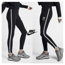 나이키 여성 아카이브 파이프드 레깅스 블랙 893640-010