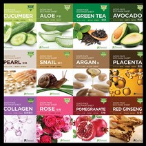 파스쿠치 굿페이스 에코 마스크 시트팩(10매입)/13종, 없음, 홍삼