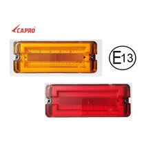 대성부품/E마크 인증 차폭등/LED 무빙 옆면등/끝단등/끝단표시등/옆면표시등/12V/24V/겸용/EMARK/특장차/화물차/대형트럭/탑차/윙바디/사이드램프/사이드등/측면등/E13, JB E마크 무빙차폭등(적색)+브라켓
