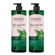 케라시스 내추럴레시피 티트리오일 샴푸 1L 2개