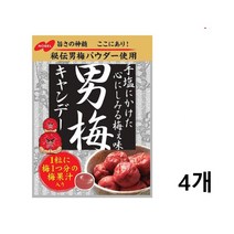 NOBEL 노벨 오토코 우메보시 매실 캔디 사탕 80g 4개