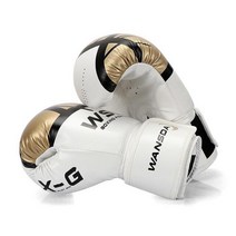 복싱글러브 컨텐더 mma 스파링 남자 여자를위한 킥 복싱 장갑 PU 가라데 Muay 타이어 Guantes 드 Boxeo 무, 04 White_02 6 OZ