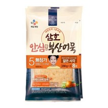 CJ 오뎅탕 삼호어묵 안심부산어묵 얇은사각 오뎅요리 어묵요리 200g 2개 1세트, 34세트