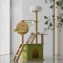 캣타워 원목 놀이터 스크래쳐 캣워커 DIY 캣폴 소형, I