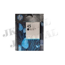HP 정품 프린터잉크 No 45 51645A 검정, 51645AA, 1개