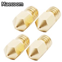 3D프린터부품 MK8 노즐 구리 0.2mm 1.0mm 3D 프린터 부품 압출기 M6 나사 황동 1.75mm 3mm 필라멘트, 08 22pcs MIX
