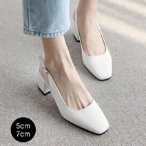 바닐라슈 리온드 각코 베이직 슬링백 펌프스(5cm 7cm)