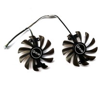 컴퓨터 쿨러 팬 cpu 본채쿨러 KFA2 갤럭시 지포스 GTX 1070 1070Ti 1080 Exoc Snpr 그래픽 팬용 새로운 95mm 4 핀 GFM10012H12SPA 2 개, 금