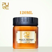 전문가용 극손상 헤어 복구 클리닉 탄머리 녹은머리 직빵 닉 퓨어 매직 케라틴 헤어 루트 트리트먼트 마스크 스트레이트 닝 스무딩 소프트 5 초 복구 여성용 손상된 모발 수리, CHINA_120ML