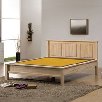 동서가구 편백나무 원목 명품 참숯 퀸 Q 흙침대 DF633850, 내추럴