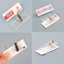 학생 알바 사무직 아크릴 가슴 명찰 50P 70X25MM, 70x30mm