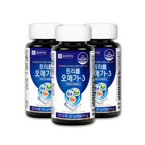 종근당건강 오메가3 비타민D 멀티비타민 미네랄 트리플 오메가3 피쉬오일 영양제 DHA EPA 종합비타민 오메가3 오메가쓰리 오메가스리 IFOS X 60캡슐 3병
