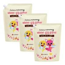 쿨샵 베비언스 핑크퐁 베이비 섬유유연제 유아세제, 세탁세제1500ml